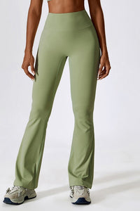 Sheena high-rise stretch flared pants