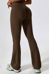 Sheena high-rise stretch flared pants