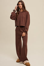 Load image into Gallery viewer, Knit Sweat Top and Pants Lounge Sets