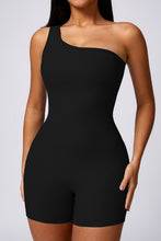 Load image into Gallery viewer, Zayla one-shoulder romper