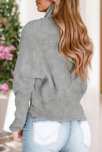 Load image into Gallery viewer, Sarah Collar Ribbed Thumbhole Sleeve Sweatshirt