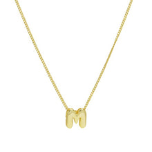 Load image into Gallery viewer, Mini Bubble Initial Letter Personalized Necklace