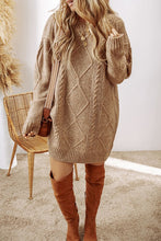 Load image into Gallery viewer, Belinda Knit Drop Shoulder Sweater Dress