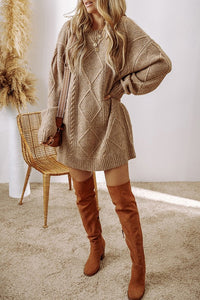 Belinda Knit Drop Shoulder Sweater Dress