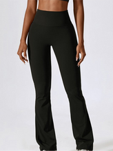 Load image into Gallery viewer, Sheena high-rise stretch flared pants