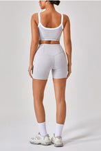 Load image into Gallery viewer, Spaghetti strap sports bra and shorts set